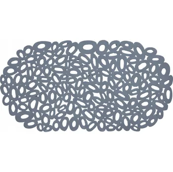 Protiskluzová podložka PODLOŽKA DO VANY PVC 68x38cm GRAVA MODRÁ BISK