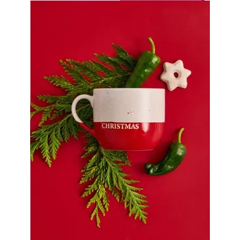 Sinsay - Vánoční hrnek s nápisem „Merry Christmas“ - pastelová růžová - 265GI-03X - 265GI-03X-ONE