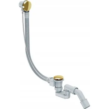 Sifon Automatický vanový sifon Simple Zlatý lesk 80 cm ARIN.3180GL Excellent