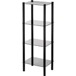 Kovová police Kela 30 x 30 cm černá