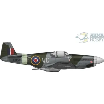 Plastikový model Arma Hobby P-51B/C Mustang New Edition (3x camo)