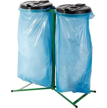 Venkovní odpadkový koš Meva Stojan na pytle stabil duo