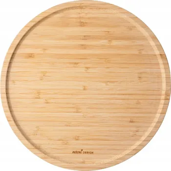 Bambusové prkénko na servírování sýrů a chuťovek Altom Design, servírovací tác 30 cm