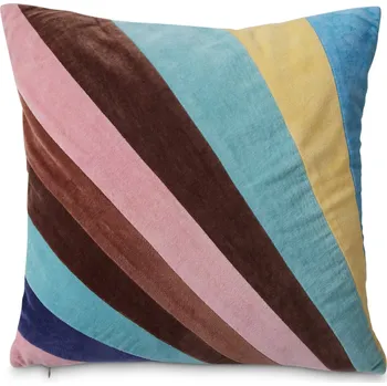 Dekorativní polštářek HK living Sametový polštář Striped 45 x 45 cm
