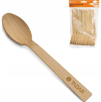 Příbor DŘEVĚNÉ LŽÍCE na jedno použití příbory sada bambus