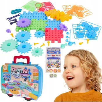 ostatní stavebnice Sada pro kutily - Kufřík Puzzle Montessori puzzle Stavebnice