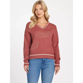 Dámský svetr GUESS dámský svetr Dateryn tmavě hnědý S