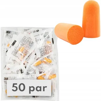 Špunt do uší Špunty do uší 1100 3M zátky vložky proti hluku - 50 párů