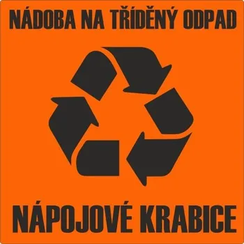 Meva Samolepka nápojové kartony tetrapack 20x20 mm