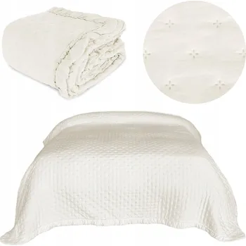 Přehoz na lůžko Přehoz na postel Łóżkoholicy polyester 220 cm x 240 cm béžový