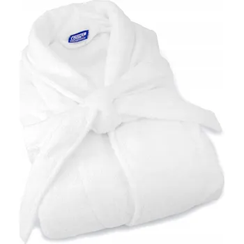 Dámský župan Župan bílý bawełniany teplý XL unisex