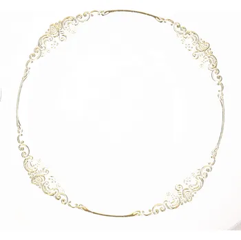 Talíř Talíř pod talíř transparentní průhledný 35 cm