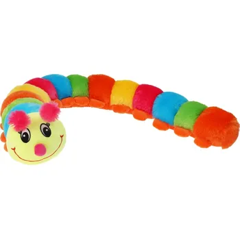 plyšák Plyšová barevná housenka, 115 cm, mix barev