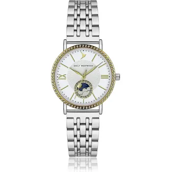 Hodinky Emily Westwood Classic Silver EKA-5718SQ + 2 měsíce na vrácení zboží