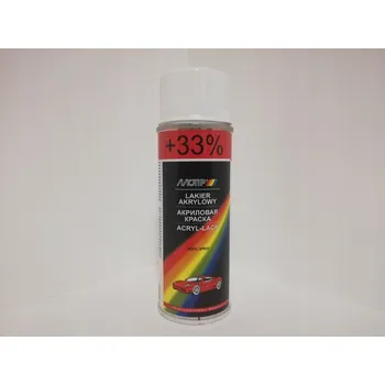 Barva ve spreji AKRYLOVÝ LAK MOTIP SPRAY BÍLÝ LESK 200 Ml