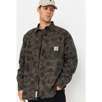 Pánská košile Carhartt WIP Duck (camo duck/green/porphyry/garment dyed) M, camo