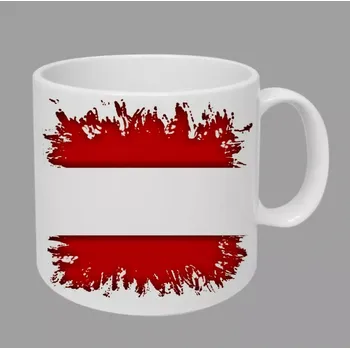 hrnek s vlajkou Rakouska 75ml (hrneček Rakousko vlajka)