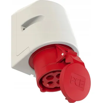 Elektrická zásuvka Elektrická Zásuvka hermetická Pce červená