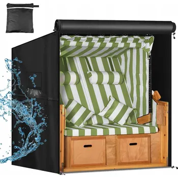 Zahradní lehátko Potah na plážové lehátko, zimní potah na velké plážové lehátko