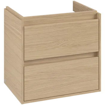 Koupelnový nábytek Villeroy & Boch Skyla - Skříňka pod umyvadlo 622x439 mm, 2 zásuvky, Nordic Oak C79500VJ