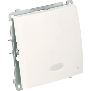 vypínač SCHODIŠŤOVÝ SVĚTELNÝ SPÍNAČ BÍLÝ BMW6L.01-11 SIMON BASIC MODUL SIMON