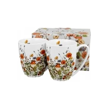 Sada 2 Klasických Hrnků Duo WILD BIRD porcelán 360 ml