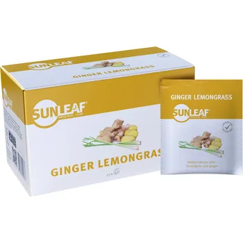 Koření SUNLEAF - Zázvor a citronová tráva - 25x1,5g