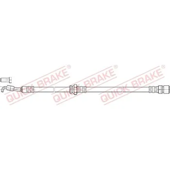Brzdová hadice Brzdová hadice QUICK BRAKE 50.853X