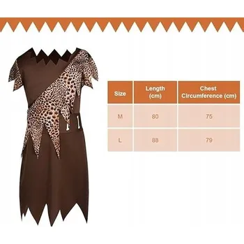 Karnevalový kostým Kostým Jeskyňák na grilování_shop vel. 12
