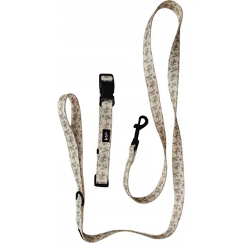 Vodítko pro psa Vodítko sada (obojek + vodítko) Ajka, materiál, 1,5 m