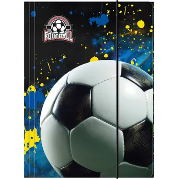 Kartónová složka s gumou A4 Derform Football Championship fotbal