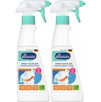 Odstraňovač skvrn Dr. Beckmann Sprej na skvrny od deodorantu a potu x2