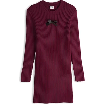 Dívčí šaty GATE Svetrové šaty s mašličkou 4Y 825-0385/584