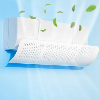 Klimatizace DEFLEKTOR VZDUCHU PRO KLIMATIZACE UNIVERZÁLNÍ NÁSTĚNNÝ BÍLÝ SET