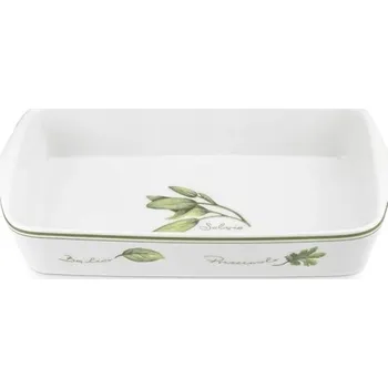 Žáruvzdorná obdélníková mísa Porcellana Bianca 1,5 l