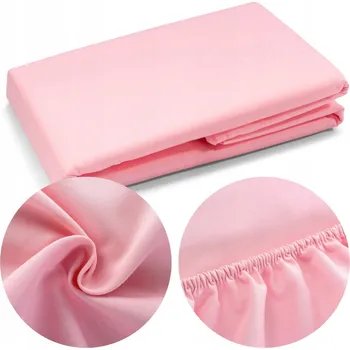 Prostěradlo Prostěradlo s gumou Łóżkoholicy bavlněný satén 180 x 200 cm