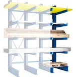 Meva Konzolový regál jednostranný přístavbové pole 2500/400mm MEDIUM