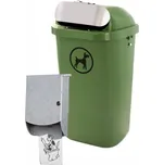 Meva Odpadkový koš na psí exkrementy se zásobníkem 50 l.