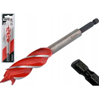 Vrták VRTÁK DO DŘEVA ČTYŘBŘITÉ 20MM HEX