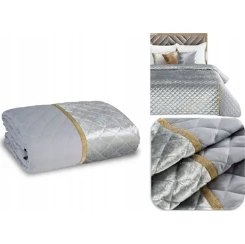 Přehoz na lůžko Přehoz na postel Eurofirany polyester 220 cm x 240 cm šedý