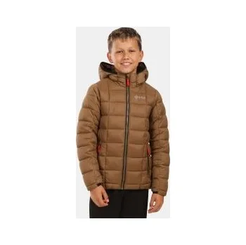 Kilpi REBEKI-JB hnědá 122; Hnědá bunda + DÁREK DLE VÝBĚRU!