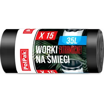 Pytle na odpadky Univerzální pytle na odpad Pol Pak Pytle na odpad 35l 15 ks