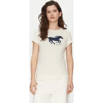 Dámské tričko Dámské béžové tričko Mustang 1016136