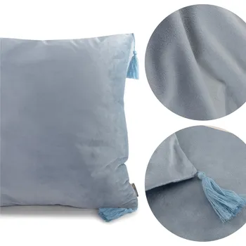 Povlak na polštářek Povlak na polštář 40x40 Dekorativní Velvet s třásněmi Ares