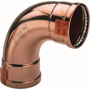 Stavebniny Viega PROFIPRESS 2416XL oblouk 90°, 76,1mm, lisovací, voda, měď