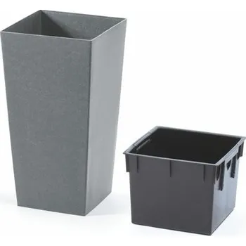 Pěstitelství Meva ECO square 5 l / 11,4 l - šedá