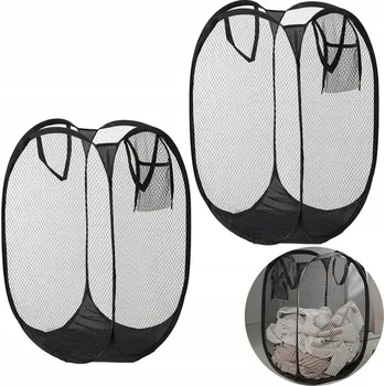 Koš na prádlo Koš na prádlo grillowanie_shop 50l černý