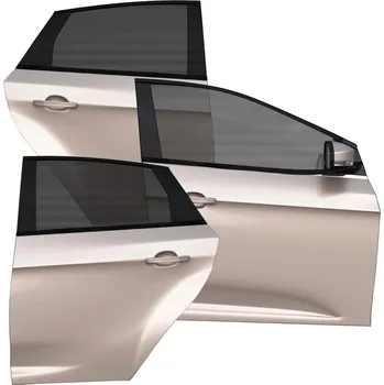 autokoberec OSŁONA PRZECIWSŁONECZNA DO AUTA 3x UV ROLETA SKLÁDACÍ NA SUCHÝ ZIP UNIVERZÁLNÍ