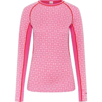 Dámské funkční merino triko Kari Traa Rose Light Ls Bright Pink 611364 25/26