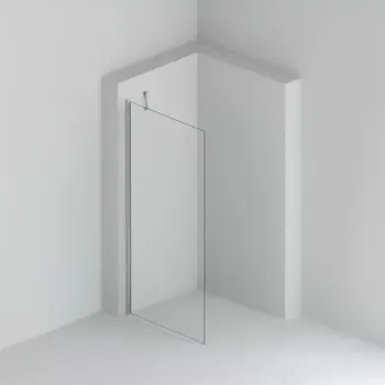 Pevná stěna ALFA 70 Chrom Clear